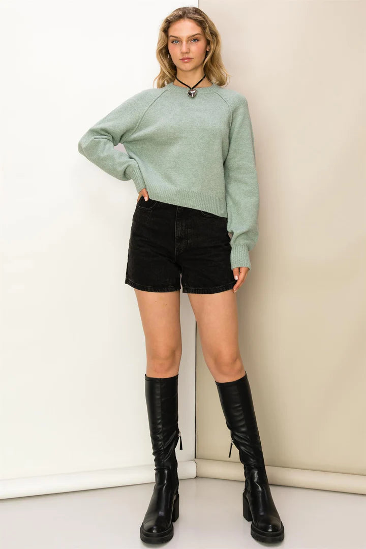 Raglan Sleeve Sweater