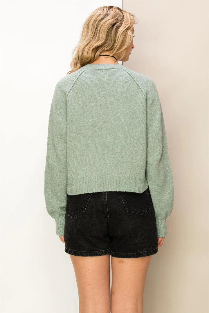 Raglan Sleeve Sweater