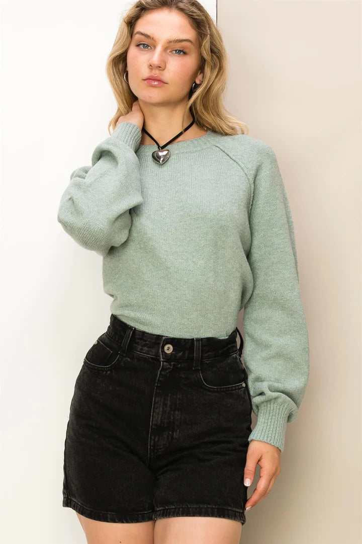 Raglan Sleeve Sweater