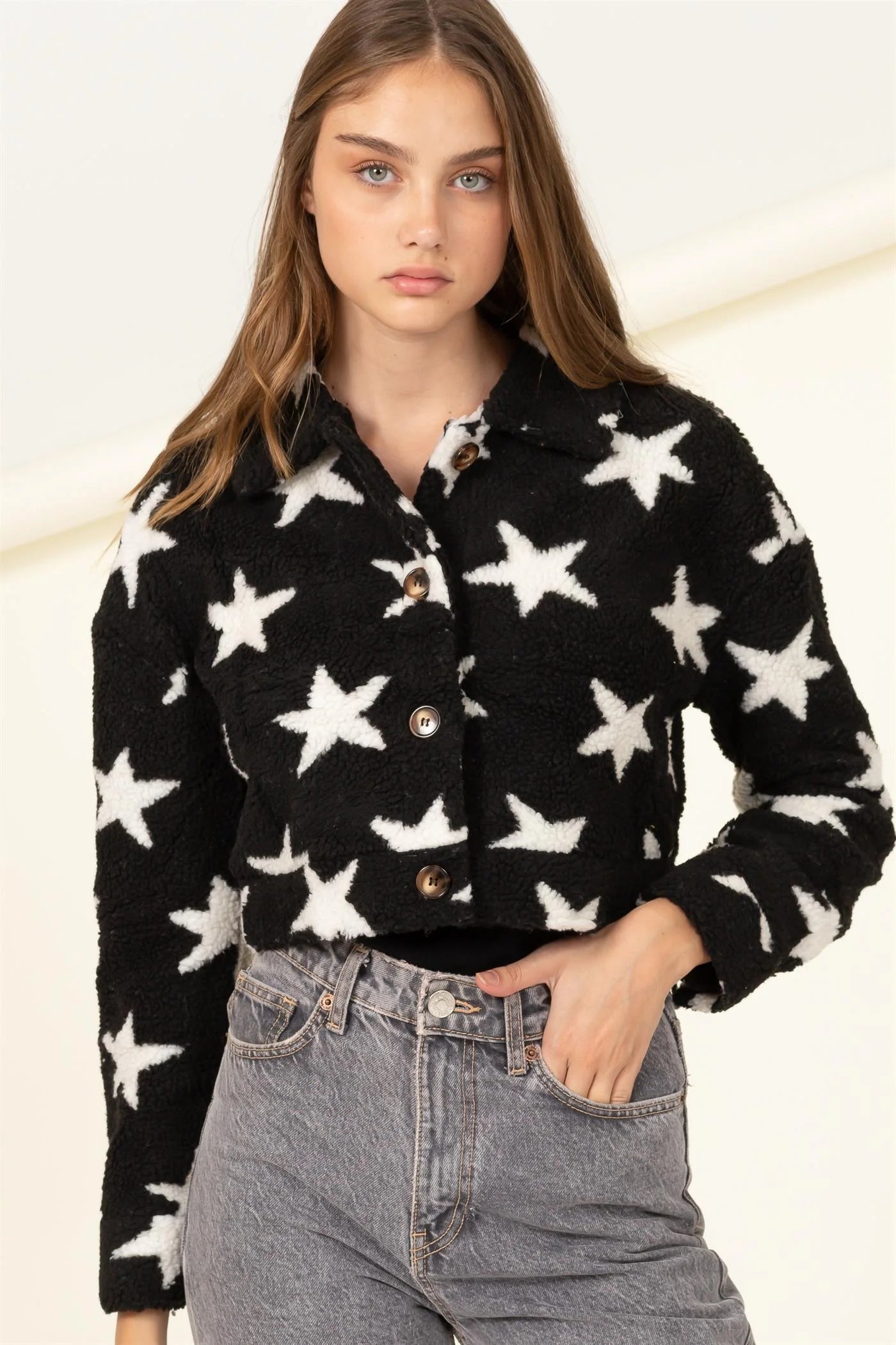 Star Cropped Jacket